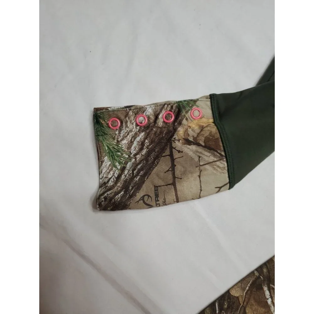 Under Armour Women's Scent Control Real Tree Shirt Camo Size XL Base Layer - Picture 4 of 11